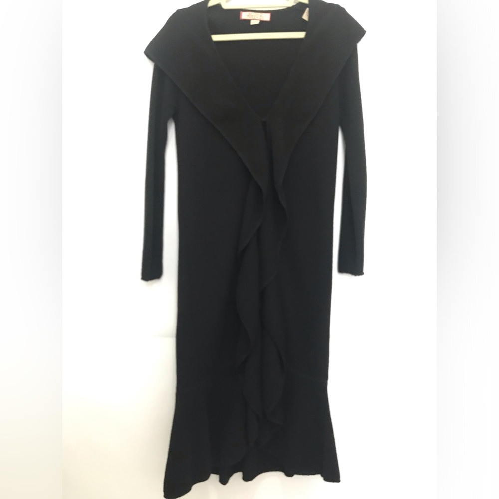 Beyond Threads Alpaca & Wool Long Cardigan Sweater Size S